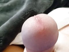 When your girlfriend is a dominatrix and forbids sex with her, you have to caress your big penis yourself