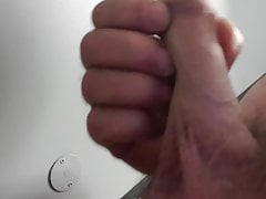 Wank while at work