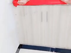 Pakistani hoy boy Desi Boy was thinking of his stepsister while he was masturbating in the room