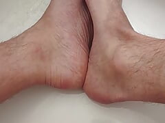 Pissing on my feet