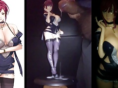 SOF Marie Mamiya from Starless figure bukkake cum tribute
