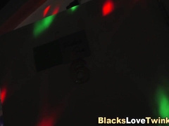 Watch Jism Splashed Black Boy's tight ass & load of jizz