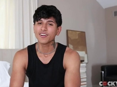 Little Pink Hole Takes Thick Brown Cock