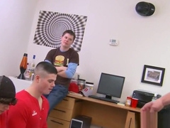 Hetero teenager 18+ doggystyled during hazing