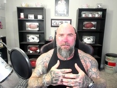 Hairy muscle men, muscle tattoo, the interview