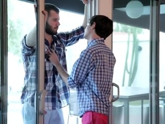 Sneaky twink seducing his gay Step brother's boyfriend