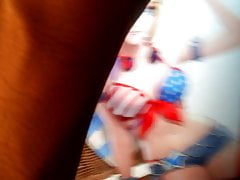 Cum Tribute - Bikini Blue Mary (KOF Allstars)
