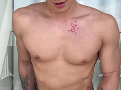 Korean 4Gayfans model draining off in public, taunting all neighbours