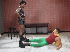 "Muscle hunk Catman and sexy stud Wonder in action on ManUpFilms"