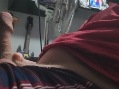 I jack off my huge dick while in next apartment my neighbors boink a plenty of and groan