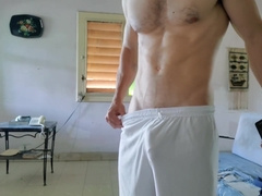 You Can See My Cock Through My White Shorts