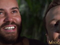 MASQULIN Hunks Bruno Max And Pierce Paris Bareback Hardcore