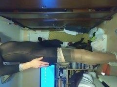 Sarah Stock in in Black Crossdresser
