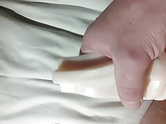 Straight guy in short jerk off with masturbator 15