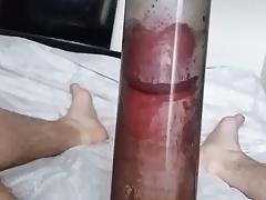 Pumped up cock play part 1