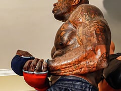 BBC Worship Hallelujah Johnson ( Stroking my Huge Black Hairy Dick Helping you get Threw the Day )