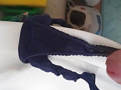 Blue thong