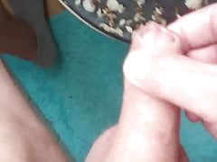 Little cock cums