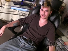 Bony Homosexual Rosy Gives Tristan The Most Enjoyable Suck off Hook-up