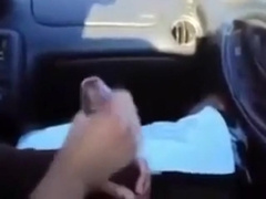 BBC gets a handjob in the car 5