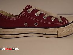 My Sister's Shoes: Maroon Converse II