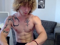 Jocks and fellows having some solo fun on webcam
