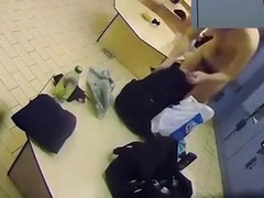 Masturbating in a crowded locker room