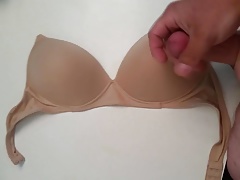 Cum all over tashas strapless bra