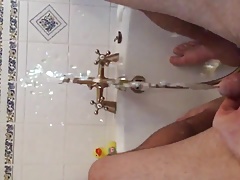 Naked pissing