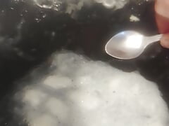 Cum swirling and tasting