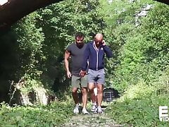 TUNNEL SEX - Logan and Aymeric fuck a jogger