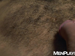 Italian hunk stuffs his ass with fingers while jerking off solo