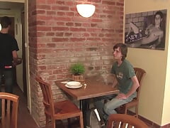 Very horny homosexual couple enjoys anally fucking