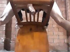 Fucking my chair on kik #3