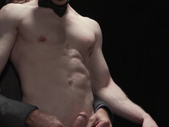 Shredded twink examined before getting gang-banged