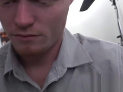 Redhead gay guy is by horny director into taking his BBC