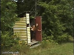 Hot outdoor games of two gay twinks