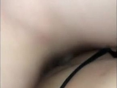 Watch this amateur guy take a hard bareback pounding in the caboose