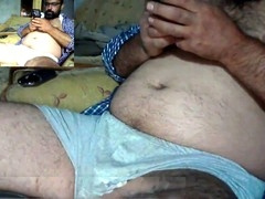 Straight guy Cenkay shoots his load all over in this homemade session