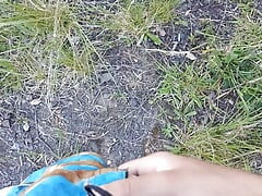 fucking and cumming a lot inside my wife's Nike Tanjun, and having fun with my Nike Air Max 90