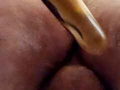 First time ass fucking with a dildo