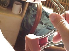 Creamy foreskin in sunlight