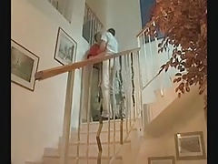 teasers on the stairs