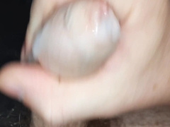 Brit Chav Edging Jizz Shot In Public London Motel