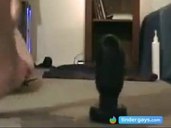 Watch these two kinky guys get frisky with each other's big cocks in a homemade anal video