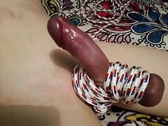Cock and balls Roped