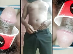 Fun in pussy fucking with fast time tea cup