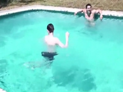 Skinny Step Bro Loves Getting His Throat Fucked By His Older Step Brother