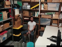 Repeat shoplifter gets tiedup and fucked by an angry mallcop