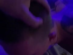 Nice Cock Blowjob in Neon Light